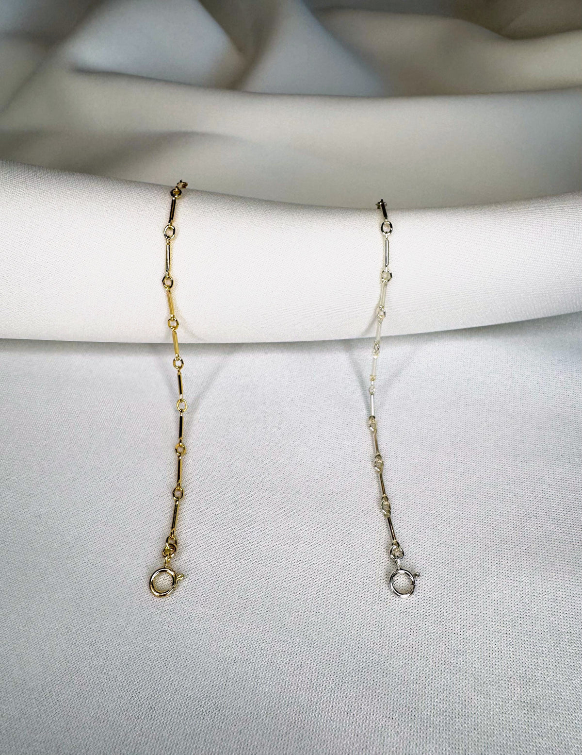 Bar and Link Bracelet, 14K gold fill