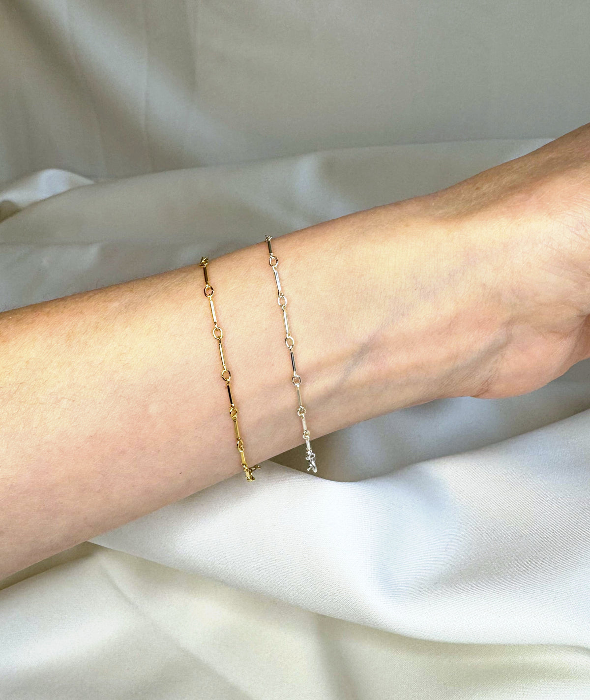Bar and Link Bracelet 6