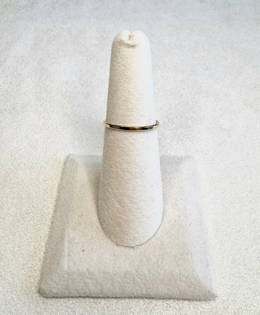 Hammered Band, Yellow gold