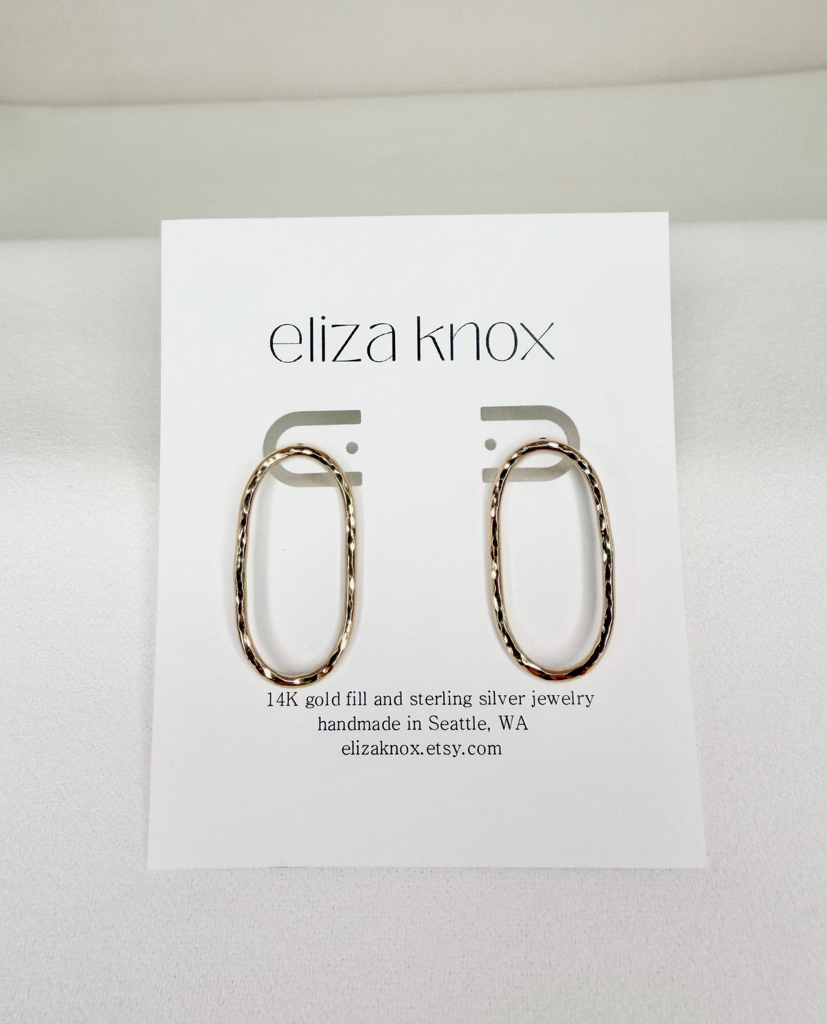 Oval Drop Earrings 5