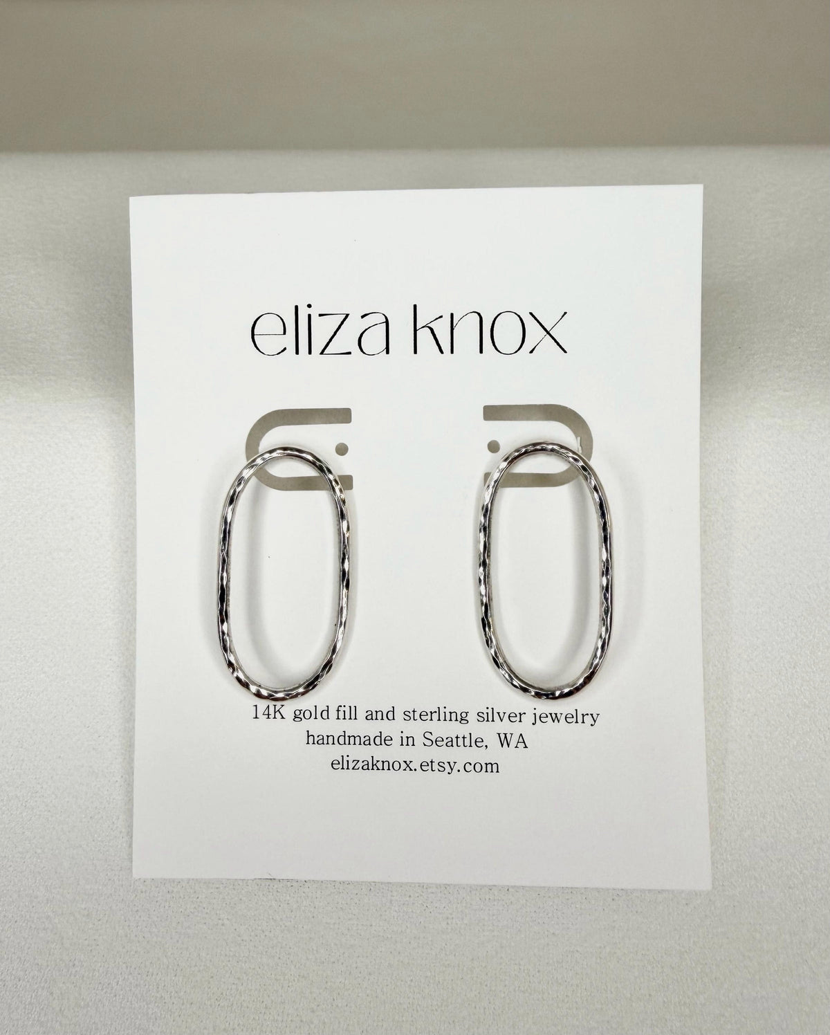 Oval Drop Earrings 6