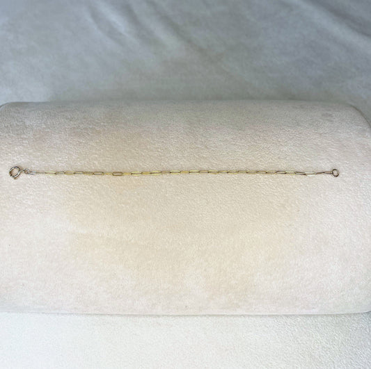 Paperclip Bracelet, Sterling silver