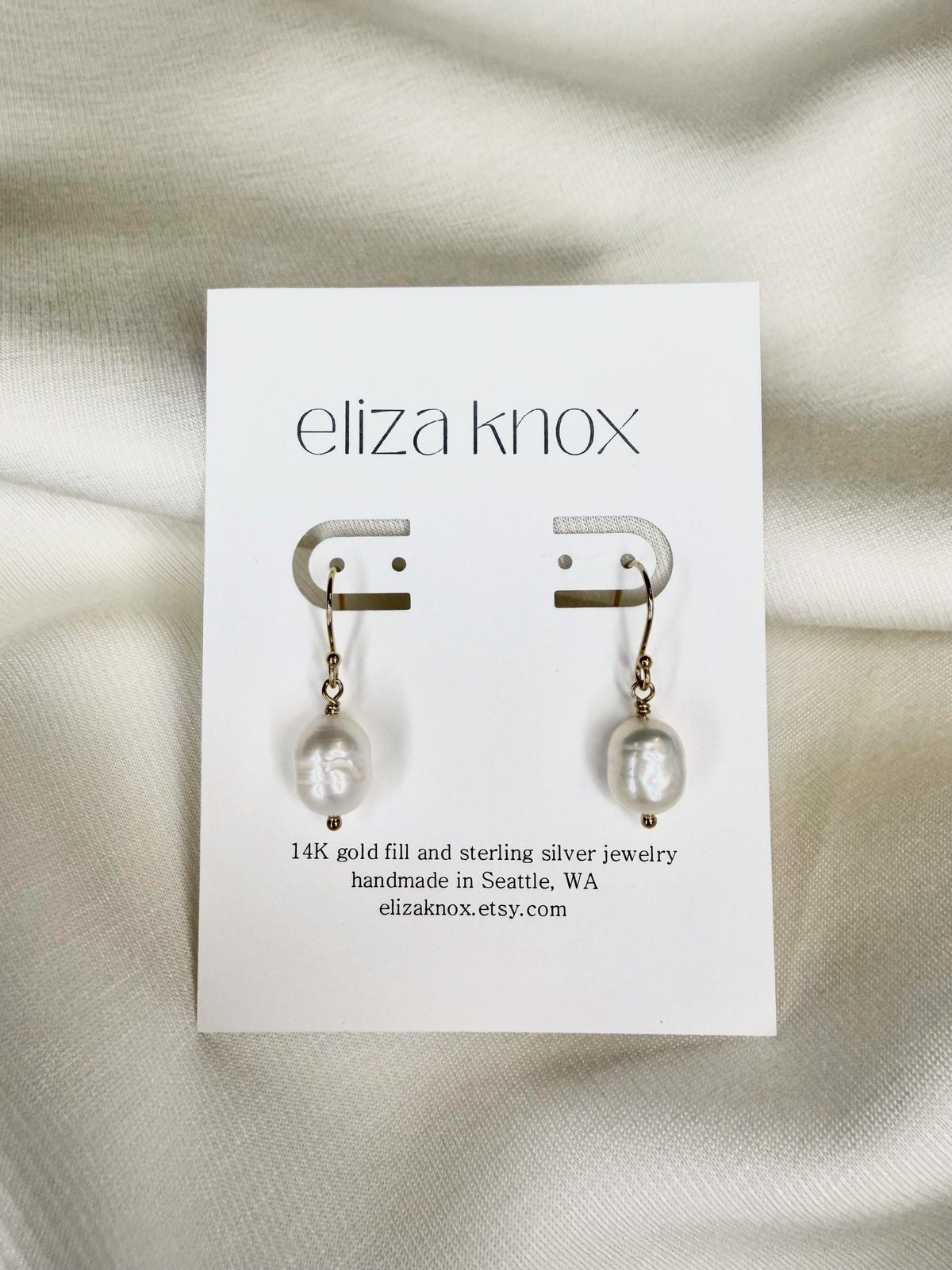 Pearl Drop Earrings 3