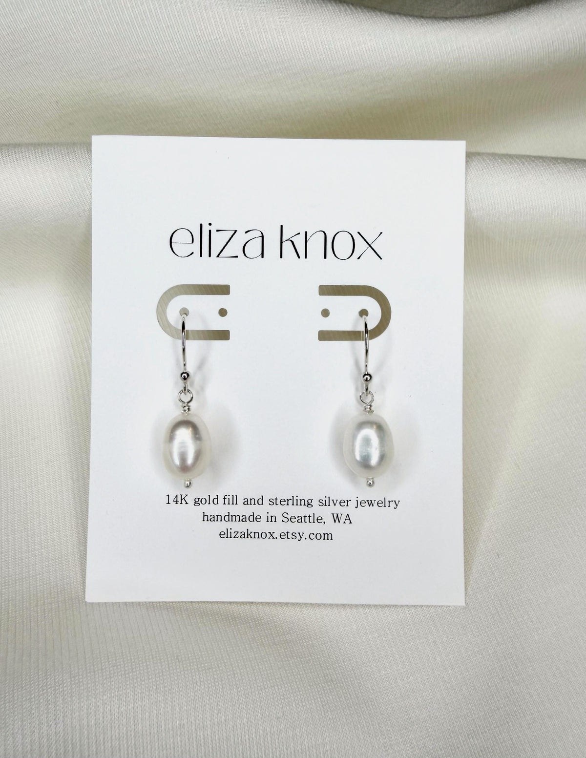Pearl Drop Earrings 6