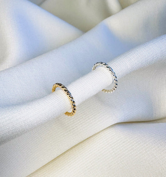Twist Ear Cuff, 14K gold fill